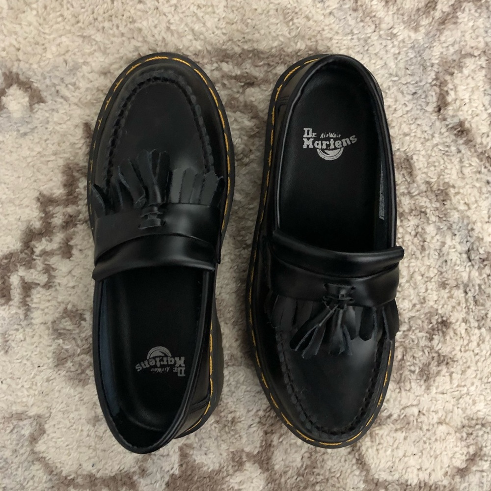 Dr. Marten Yellow Stitching Adrian Loafers